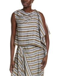 A.L.C. - Lota Linen-Blend Top - Lyst