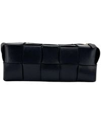 Bottega Veneta - Lambskin Small Brick Cassette Shoulder Bag (Authentic Pre-Loved) - Lyst