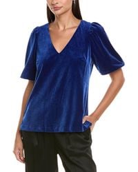 tyler boe - Claire Velvet Top - Lyst