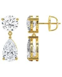 Lab Grown Diamonds - 14K 6.00 Ct. Tw. Lab-Grown Diamond Earrings - Lyst