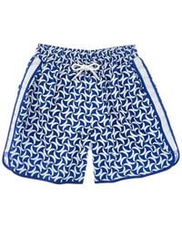 Reiss - Runner Ché Printed Drawstring Swim Short - Lyst
