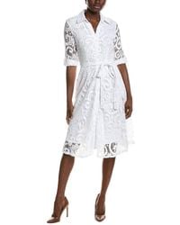 Nanette Lepore - Lace Midi Dress - Lyst