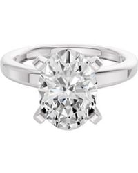Lab Grown Diamonds - 14K 4.00 Ct. Tw. Lab-Grown Diamond Ring - Lyst