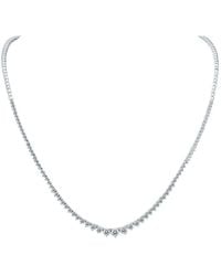 Diamond Select Cuts - 14K 4.96 Ct. Tw. Diamond Necklace - Lyst