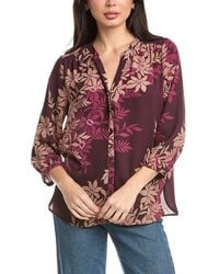 NYDJ - Pintuck Blouse - Lyst