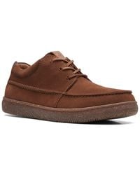 Clarks - Hodson Moc Suede Shoe - Lyst
