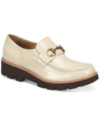 Söfft - Prewitt Crinkle Patent Leather Loafer - Lyst