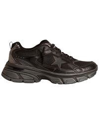 Golden Goose - Lightstar Net Leather & Mesh Sneaker - Lyst