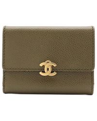 CHANEL - Caviar Leather Coco Mark Card Case (Authentic Pre-Loved) - Lyst