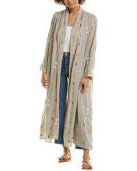 Forte Forte Shimmering Linen Coat - Brown