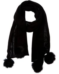 Forte - Oversized Cashmere Scarf - Lyst