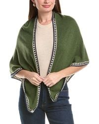 Forte - Triangle 100% Cashmere Scarf Wrap - Lyst