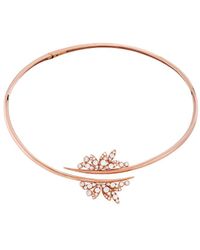 Hearts On Fire 18k Rose Gold 2.3 Ct. Tw. Diamond White Kites Feathers Necklace - Multicolour