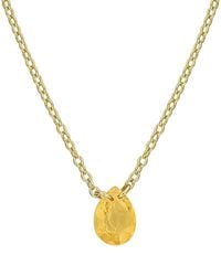 Rina Limor - 0.65 Ct. Tw. Citrine Solitaire Necklace - Lyst