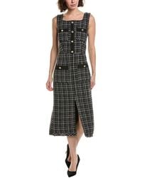 Pascale La Mode - Sleeveless Tweed Midi Dress - Lyst
