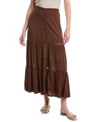 Saltwater Luxe - Midi Skirt - Lyst
