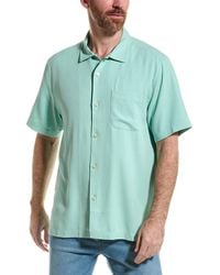 Tommy Bahama - Hawaiian Herringbone Silk Shirt - Lyst