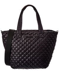 MZ Wallace - Mz Wallace Medium Metro Nylon & Leather Tote Deluxe - Lyst