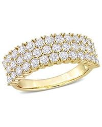 Rina Limor - 14k 1.71 Ct. Tw. Diamond Triple-row Ring - Lyst