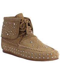 Zadig & Voltaire - Santa Fe Dream Studs Suede Bootie - Lyst