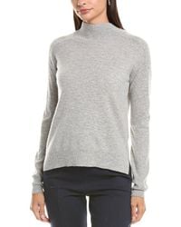 InCashmere - Mock Neck Cashmere Sweater - Lyst