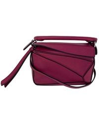 Loewe - Leather Mini Puzzle Crossbody Handbag (Authentic Pre-Loved) - Lyst