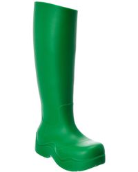 Bottega Veneta The Puddle High Rubber Boot - Green