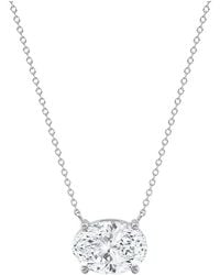 Lab Grown Diamonds - 14K 4.00 Ct. Tw. Lab-Grown Diamond Pendant - Lyst