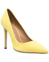 Ferragamo - Pointed-Toe Leather Pump - Lyst