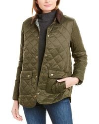 Barbour Naomi Quilted Coat - Green