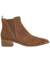 Marc Fisher Yale Suede Bootie - Brown