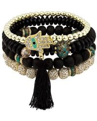 jean claude - Stainless Steel 4Pc Bracelet Set - Lyst
