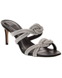 SCHUTZ SHOES - Jocelyn Mule Leather Sandal - Lyst