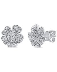 Sabrina Designs - 14k 0.34 Ct. Tw. Diamond Flower Earrings - Lyst