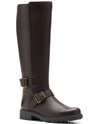 Clarks - Orinoco2 Tall Leather Knee-high Boot - Lyst