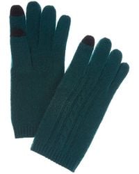 Phenix - Placed Cable Cashmere Touch Tech Gloves - Lyst