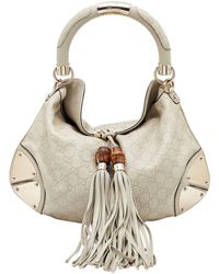 Gucci - Ssima Leather Medium Babouska Indy Hobo Bag (Authentic Pre- Owned) - Lyst