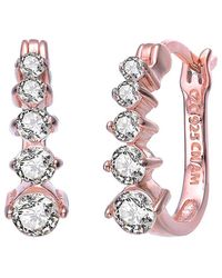 Rachel Glauber - 14k Rose Gold Vermeil Plated Earrings - Lyst