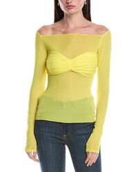 AFRM - Eagan Off-The-Shoulder Illusion Top - Lyst