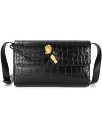 Tiffany & Fred Paris - Croc-embossed Leather Crossbody - Lyst
