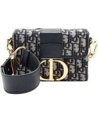 Dior - Leather Oblique 30 Montaigne Box Shoulder Bag (Authentic Pre-Loved) - Lyst