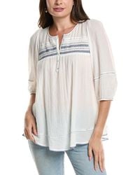 Free People - Dylan Smocked Tunic - Lyst
