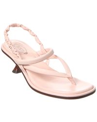 Tod's - Leather Slingback Sandal - Lyst