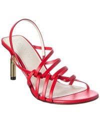 Lanvin - Sequence Leather Sandal - Lyst