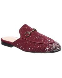 Gucci - Princetown Gg Canvas Mule - Lyst