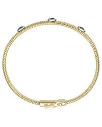 Rachel Glauber - 14K Diamond Cz Bangle Bracelet - Lyst