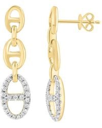 Effy Fine Jewelry - 14K 0.34 Ct. Tw. Diamond Earrings - Lyst