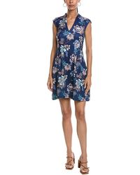 Vince Camuto - Sleeveless Printed Mini Dress - Lyst