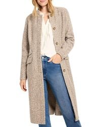 NIC+ZOE - Sherpa Tweed Knit Topcoat - Lyst