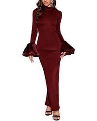 LOEY - Solid Maxi Dress - Lyst